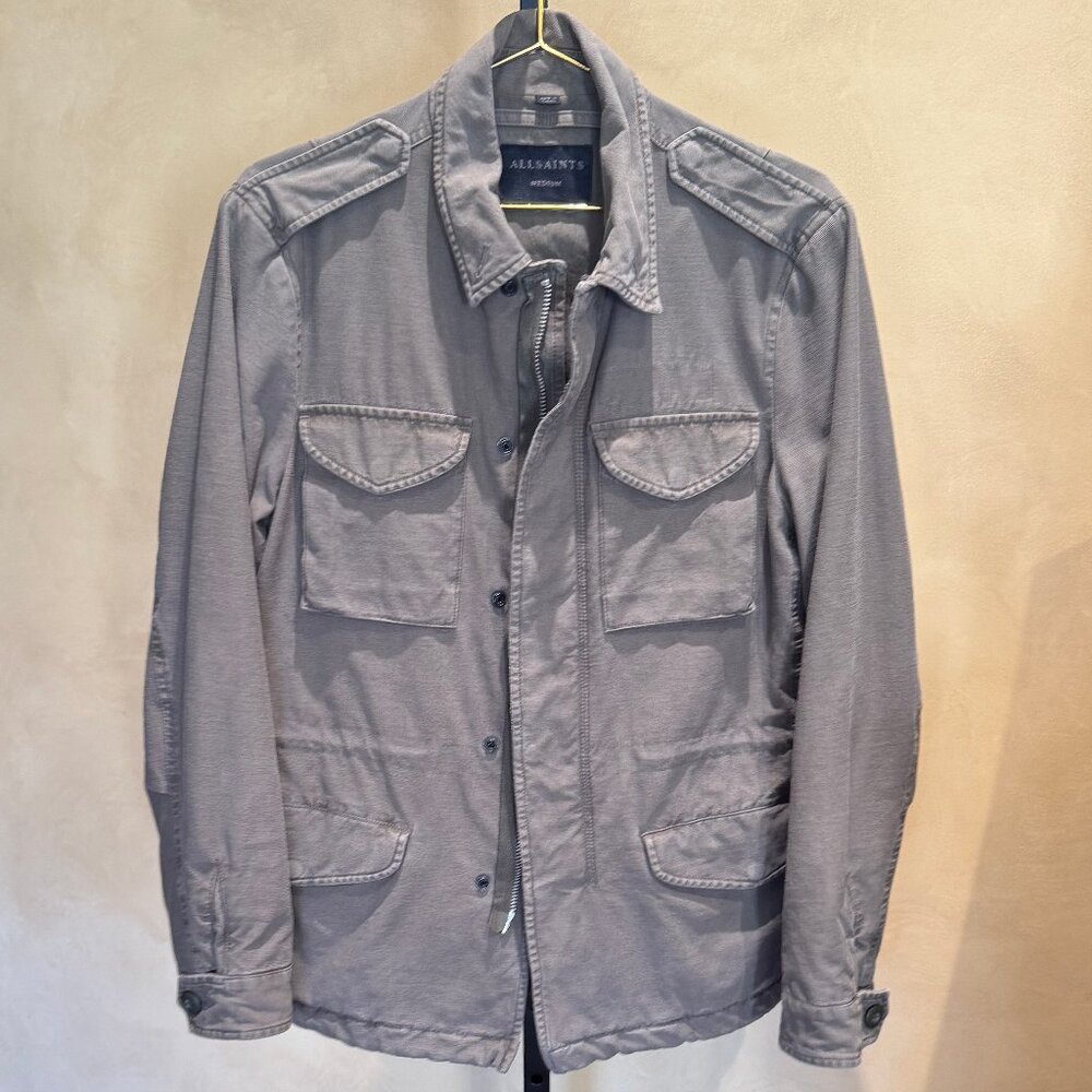 All Saints Pearce Utility/Military/Cargo Jacket 100% Cotton, Size Medium - Picture 5 of 12